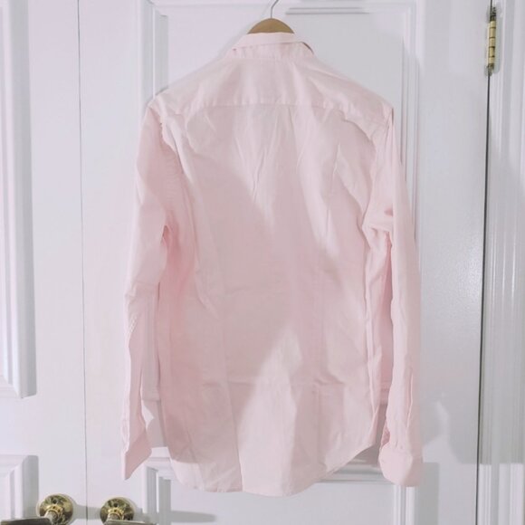 Zara Man Pale Pink Dress Shirt- L (Slim Fit) - Picture 7 of 16